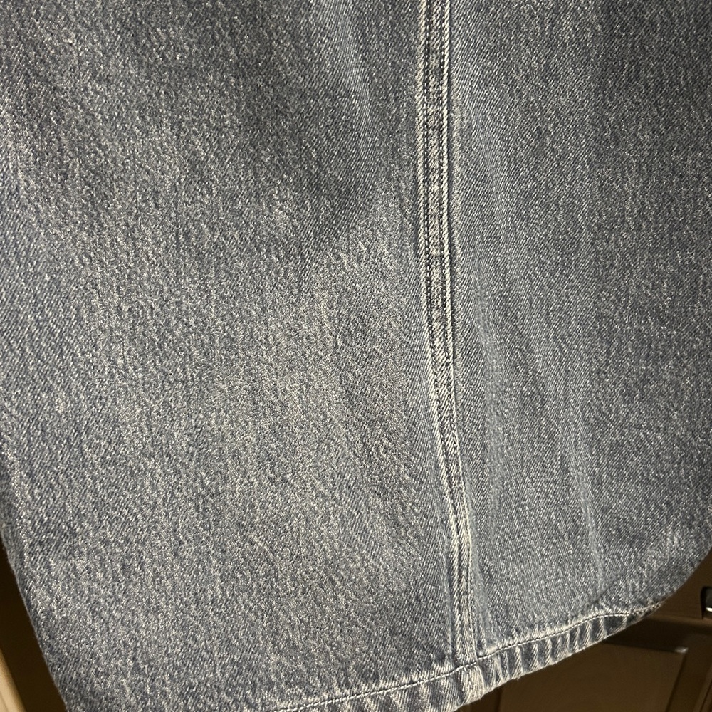 Old Navy Gray Denim Maxi Skirt - Picture 4 of 6